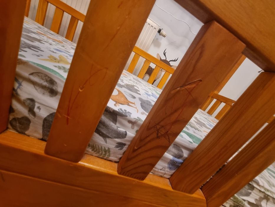 Łóżeczko domek Luletto 160x80 z materacem