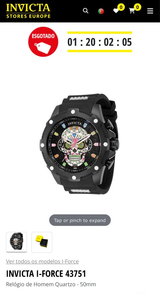 INVICTA I-FORCE 43751 “Dia de los muertos”