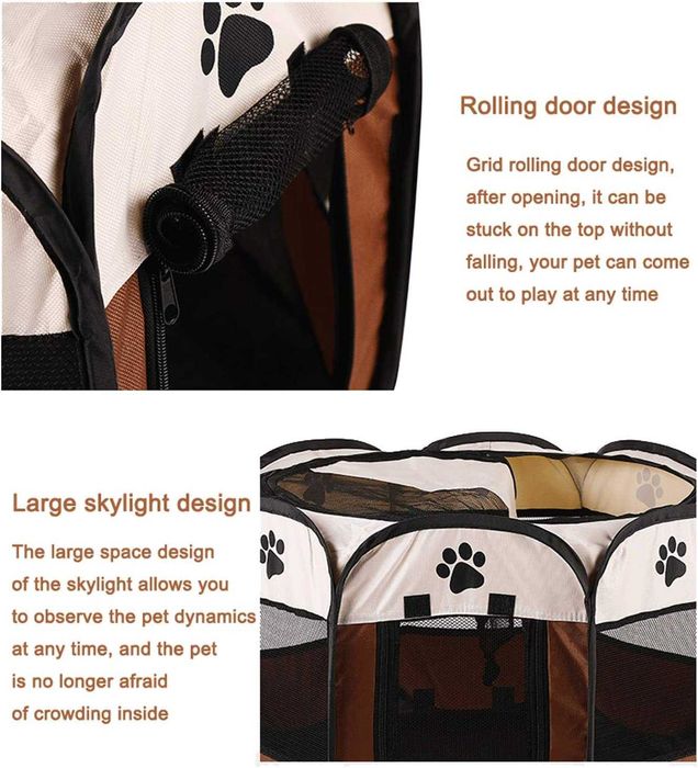 Parque de jogos para cães ou gatos, portátil