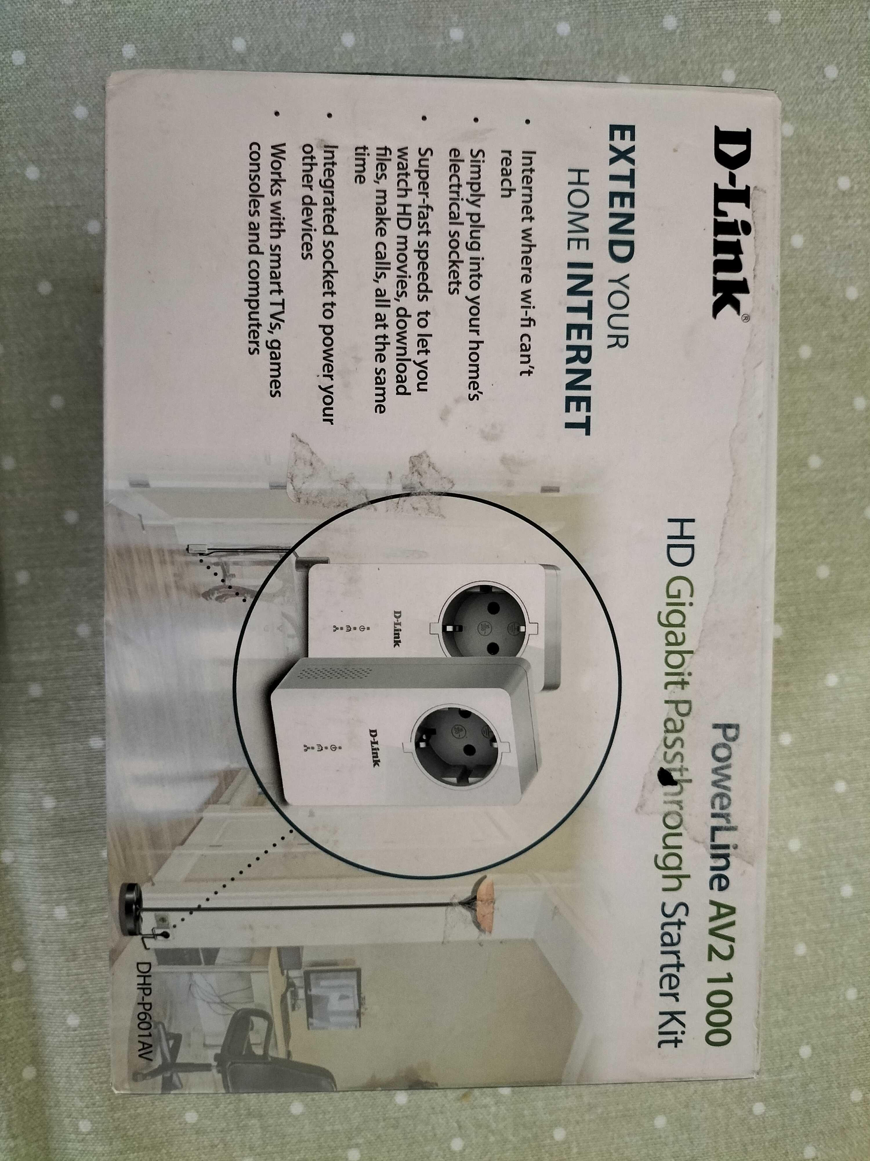 Extensores de rede D-Link PowerLine AV2 1000