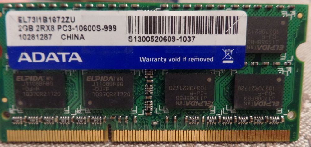 5 Unid Memórias Ram 2Gb 2RX8 PC3 1.0.600 (930)