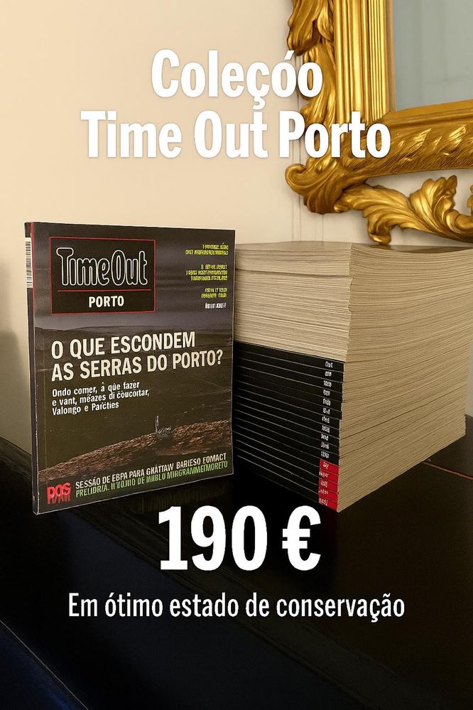 Coleção Time Out Porto – 103 edições consecutivas (2010 a 2020)
