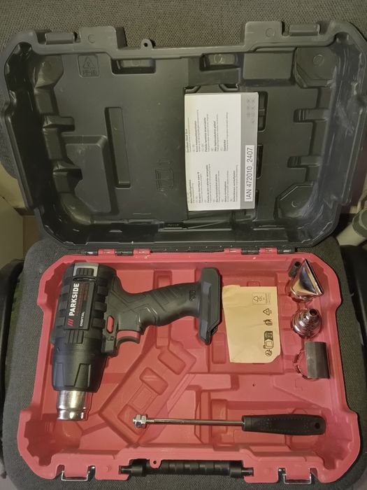 Аккумуляторный фен parkside