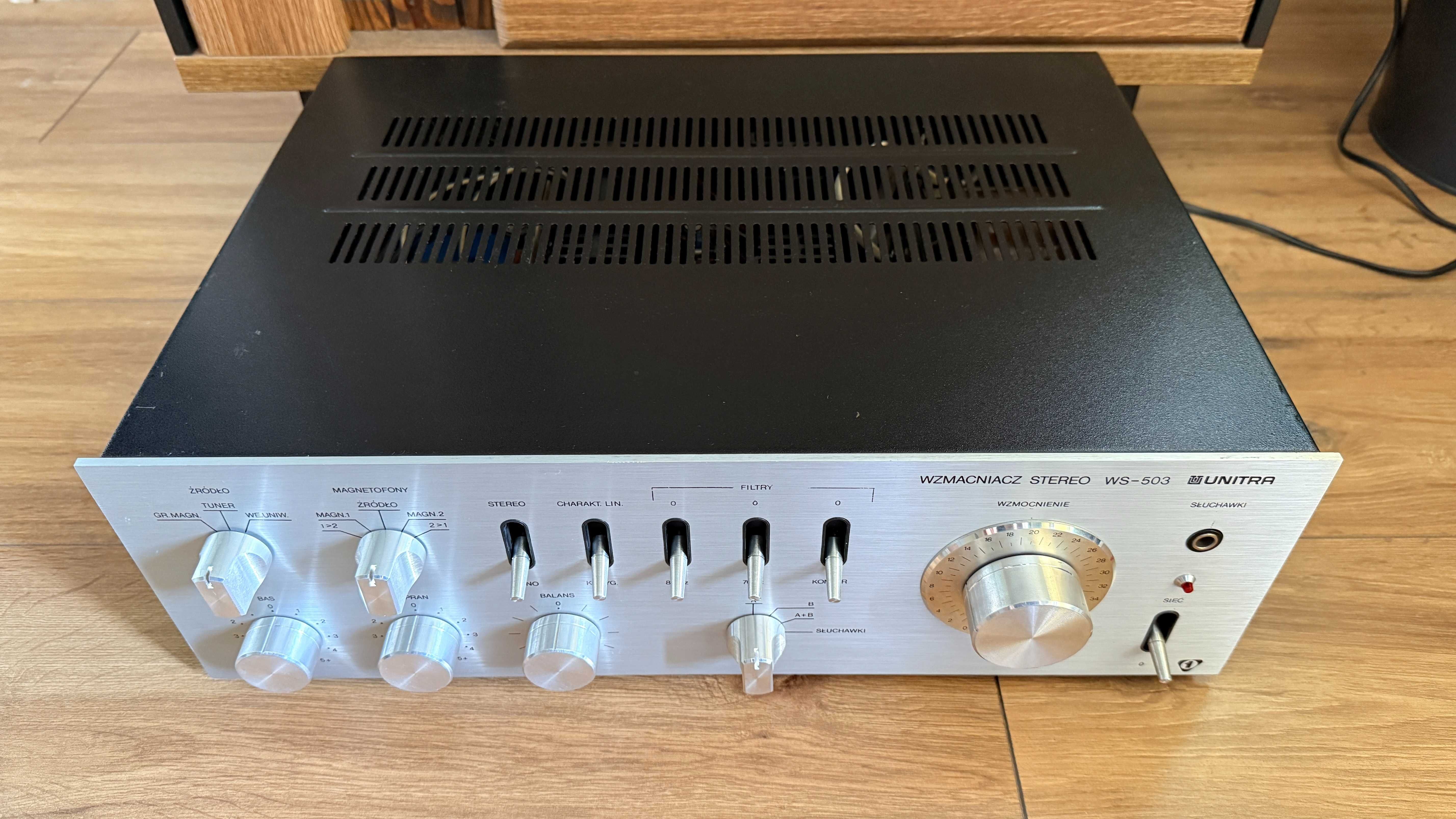 Wzmacniacz STEREO Unitra WS 503 100% Sprawny Po Serwisie !! BDB OKAZJA