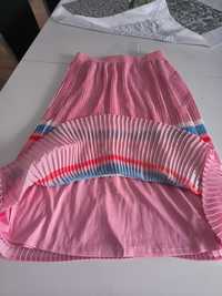 Spódnica plisowana kolor różowy rozmiar M