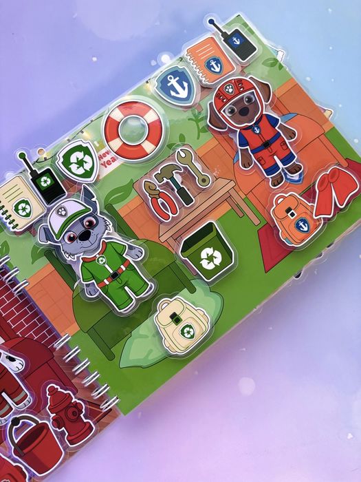 Альбом на липучках "Щенячий патруль. Зимова місія"