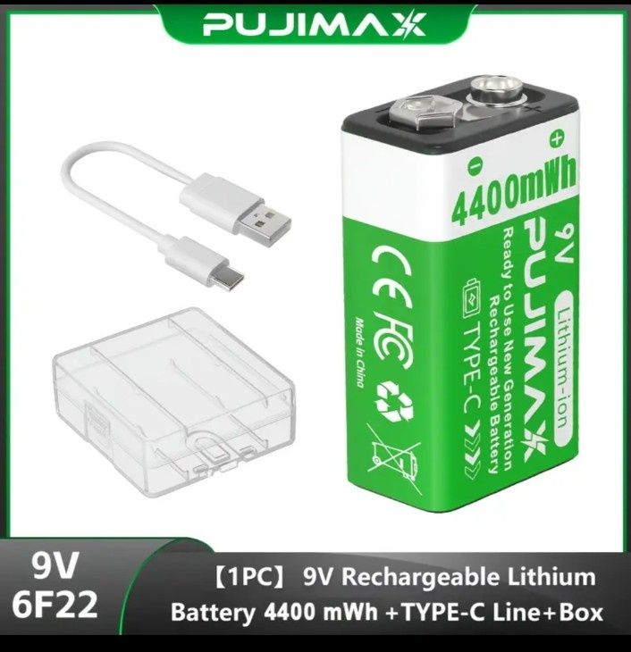 Крона, акумулятор 9v