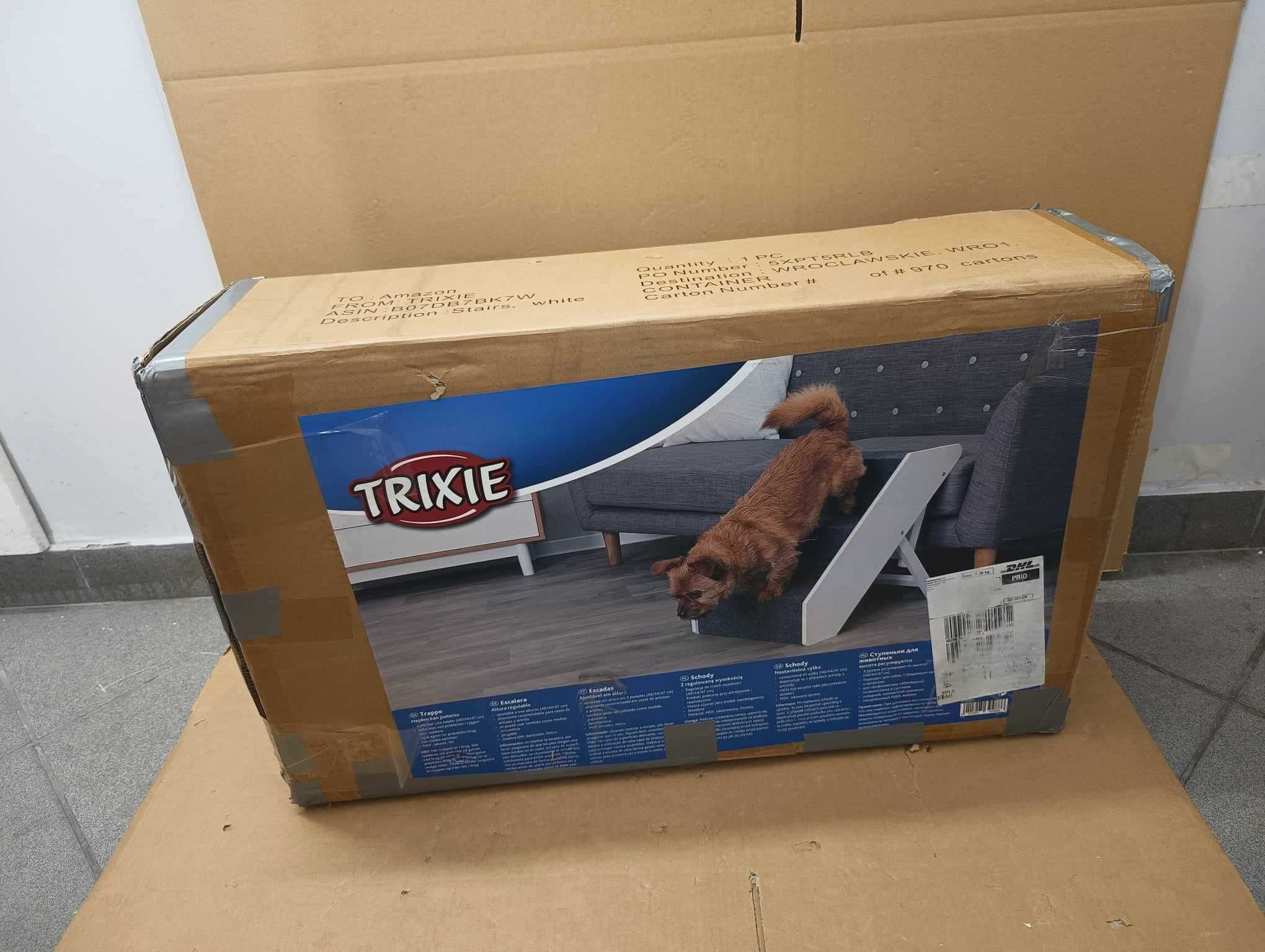 Trixie 39488 schodki psów dla zwierząt domowych regulowane 3-stopniowe