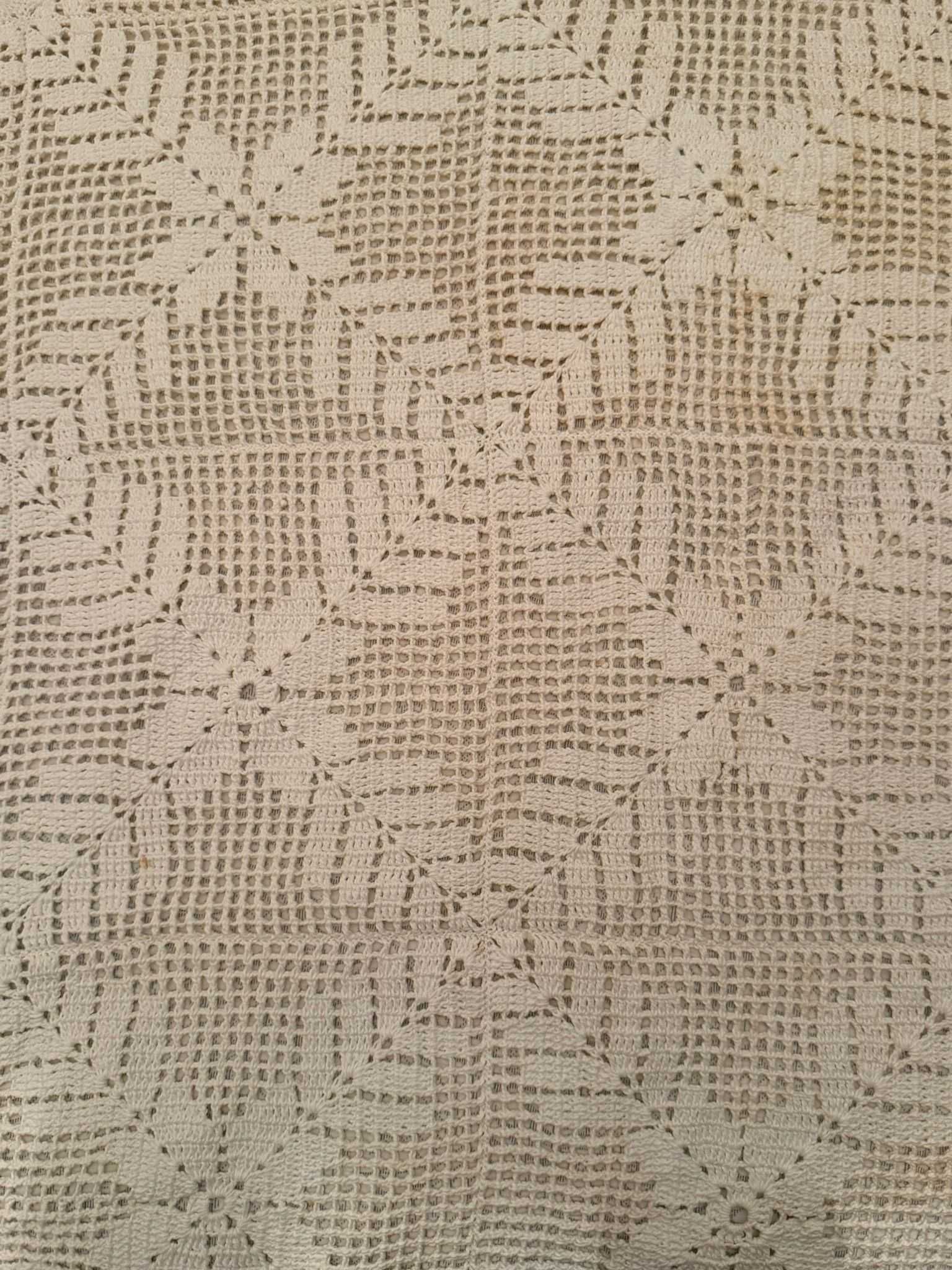 Colcha de Crochet Cama Casal | Handmade Crochet Bedspread Double Size