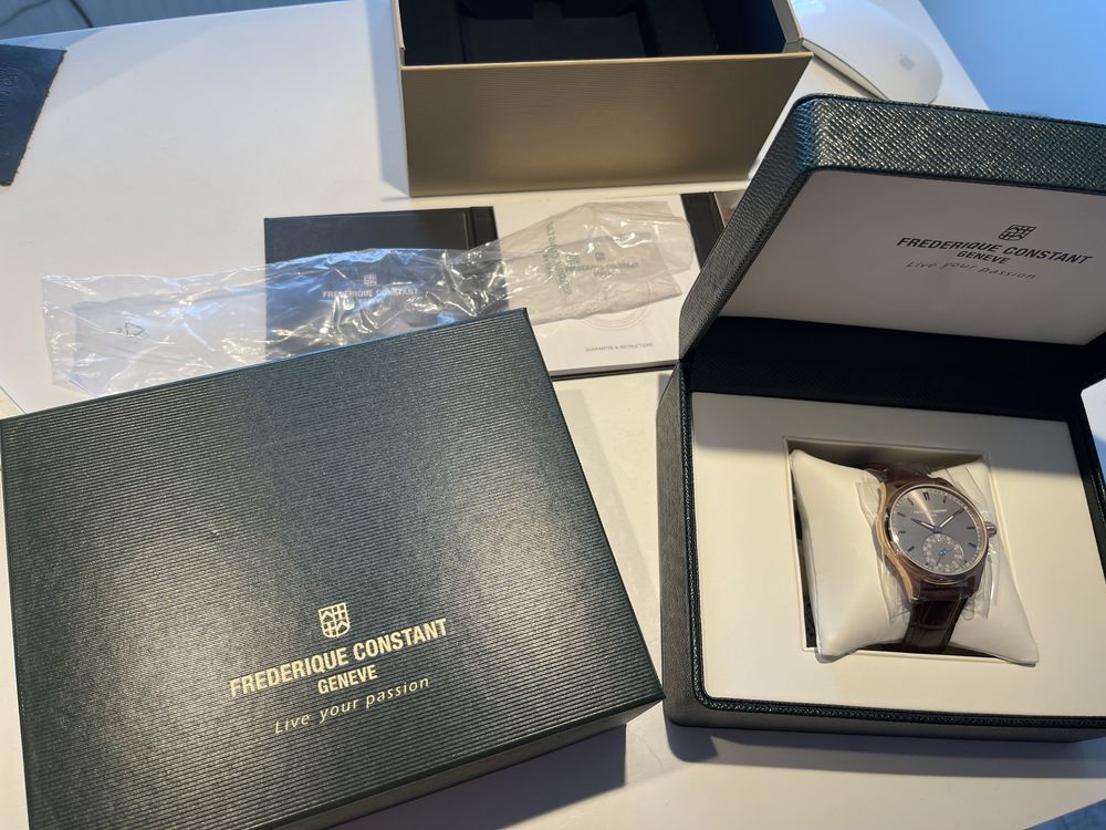 Frederique Constant fc-258lgs5b4 кварц сапфір швейцарський смарт годин