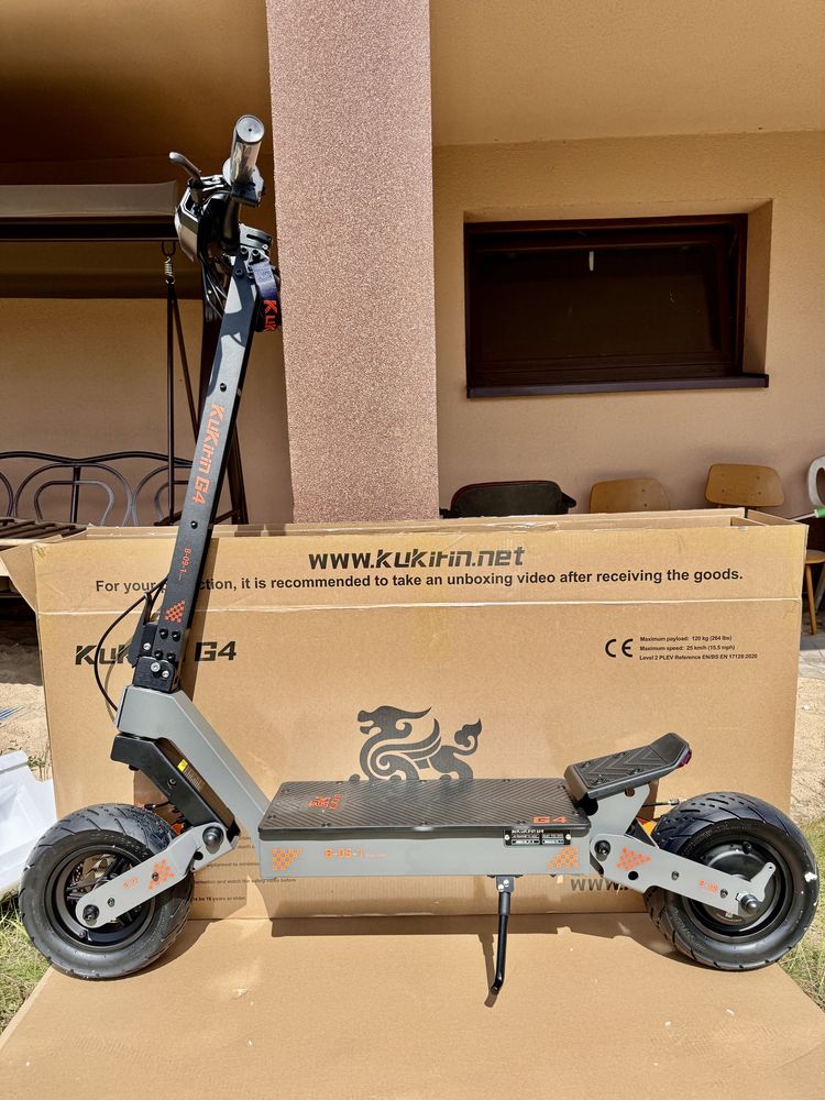 Kukirin G4 2025 hulajnoga elektryczna 60V 20ah 2000W 70km/h 1200wh