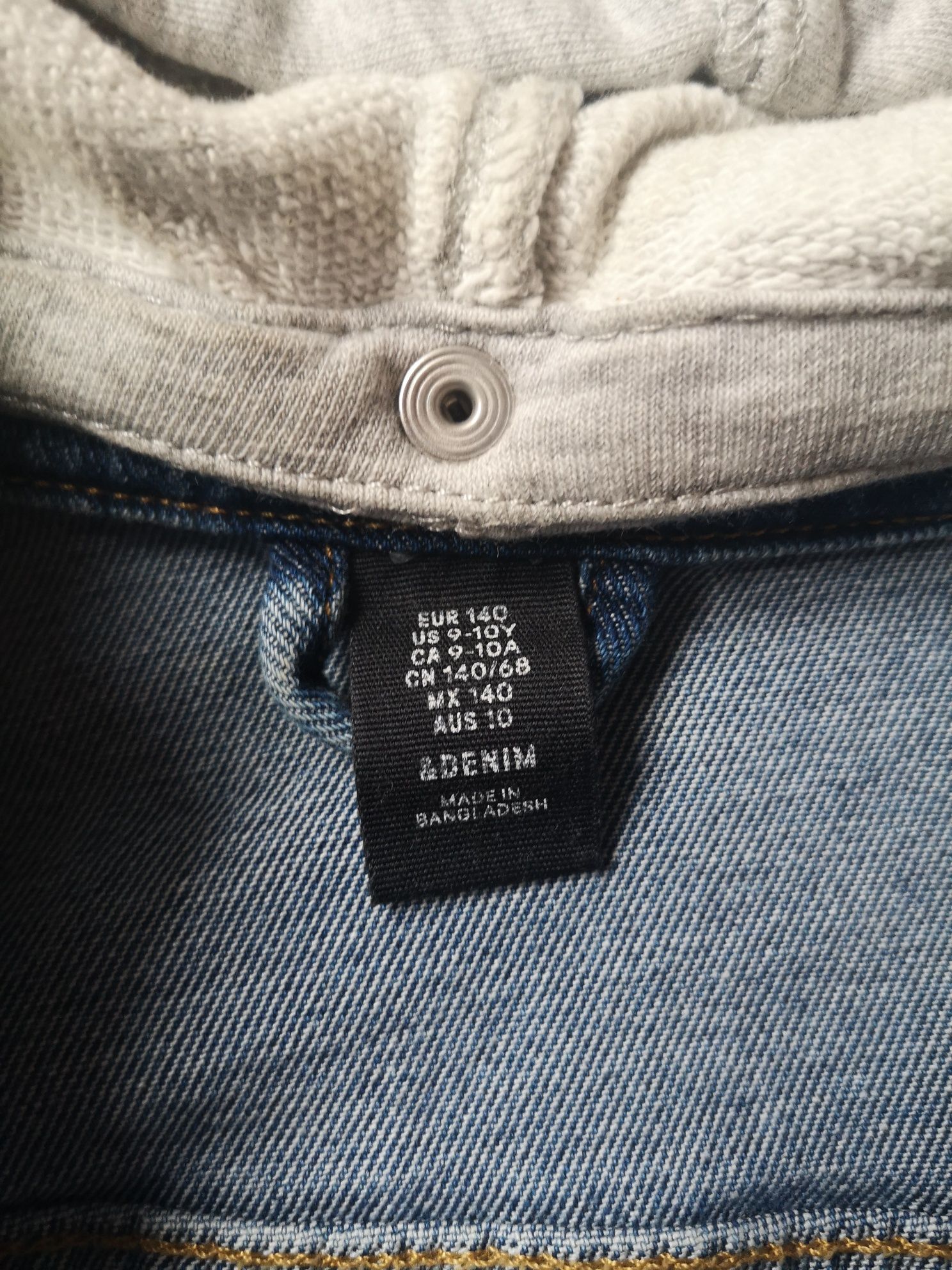 Kurtka jeansowa h&m 140