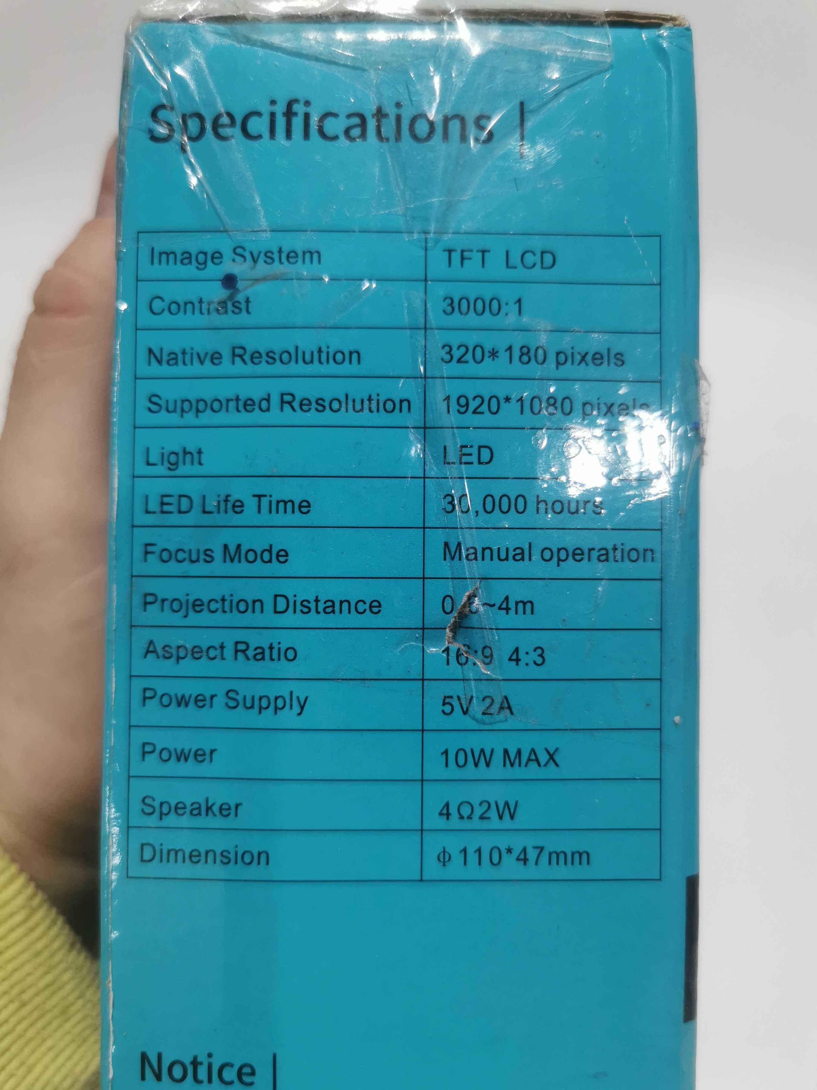Mini LED projektor zod smartfona