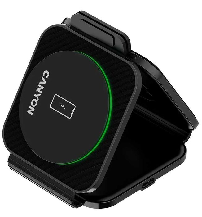 CANYON Ładowarka indukcyjna WS-305 15W 3 w 1 Czarna