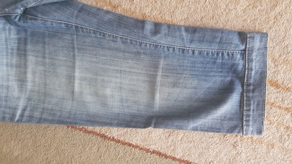 Spodenki dziewczęce jeans za kolano