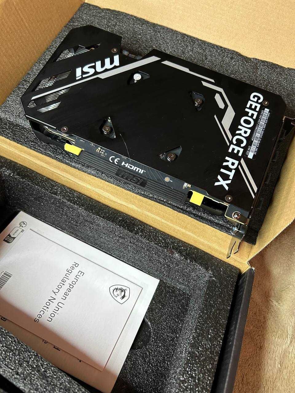 MSI PCI-Ex GeForce RTX 4060 Ti Ventus 2X Black 16G OC 16GB GDDR6