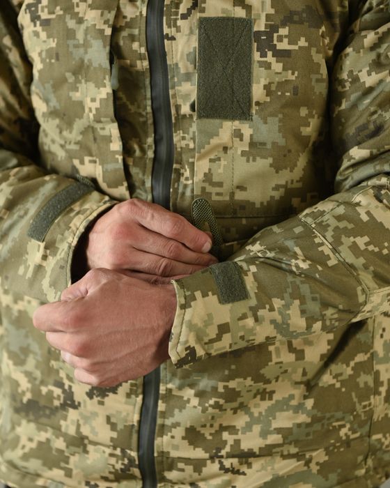 Куртка бушлат військовий піксель зимовий утеплений тактичний зсу форма