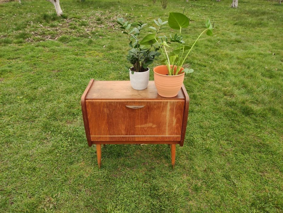 Szafka komoda barek szafka nocna vintage retro PRL DDR art deco
