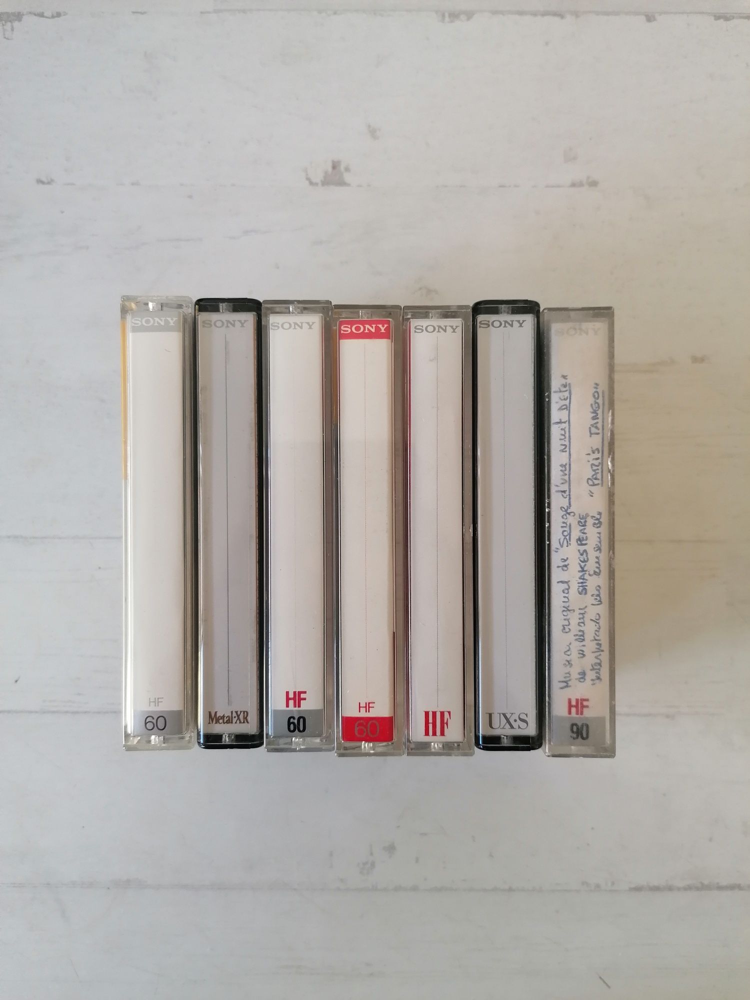 Cassetes Áudio Música Virgens para Gravação Sony