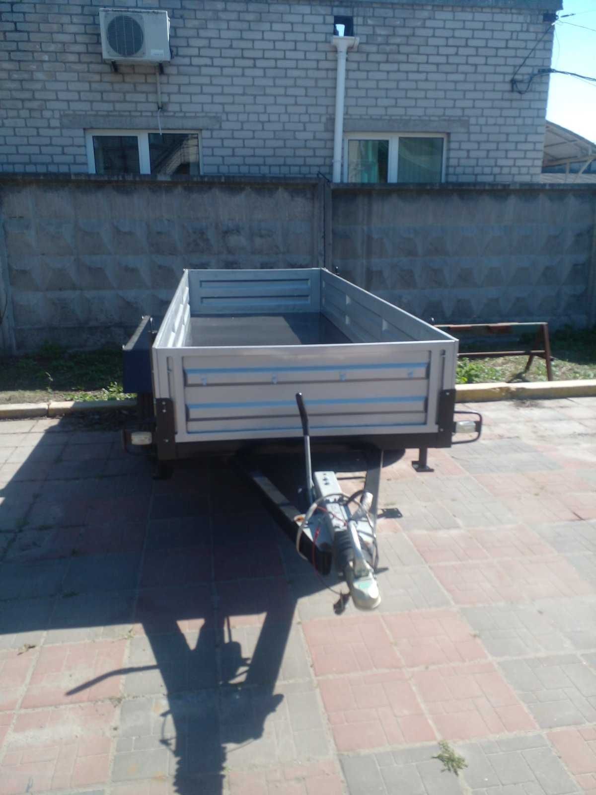 Прицеп причеп причіп двохвісний 3600*1600 гальмівний до 3.5 т Завод
