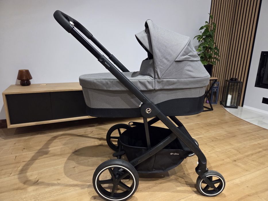 Wózek Cybex Balios S – gondola + spacerówka, szary, po jednym dziecku