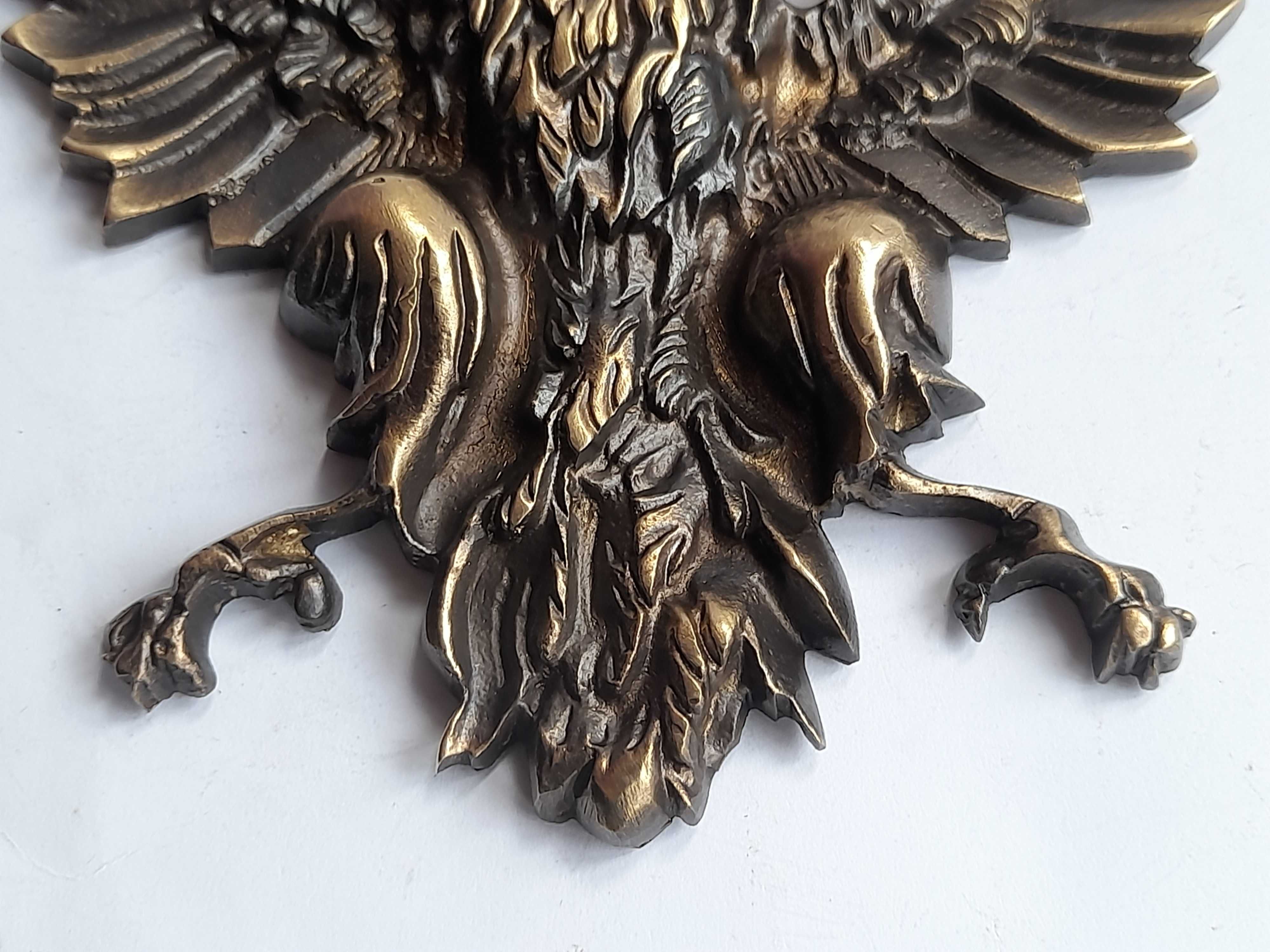 Orzeł Niepodległościowy 1918 rok, mosiądz (17 cm)