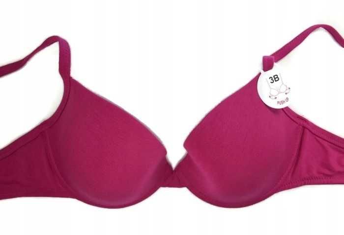 Tezenis różowy malinowy biustonosz pół usztywniany rozmiar 80B