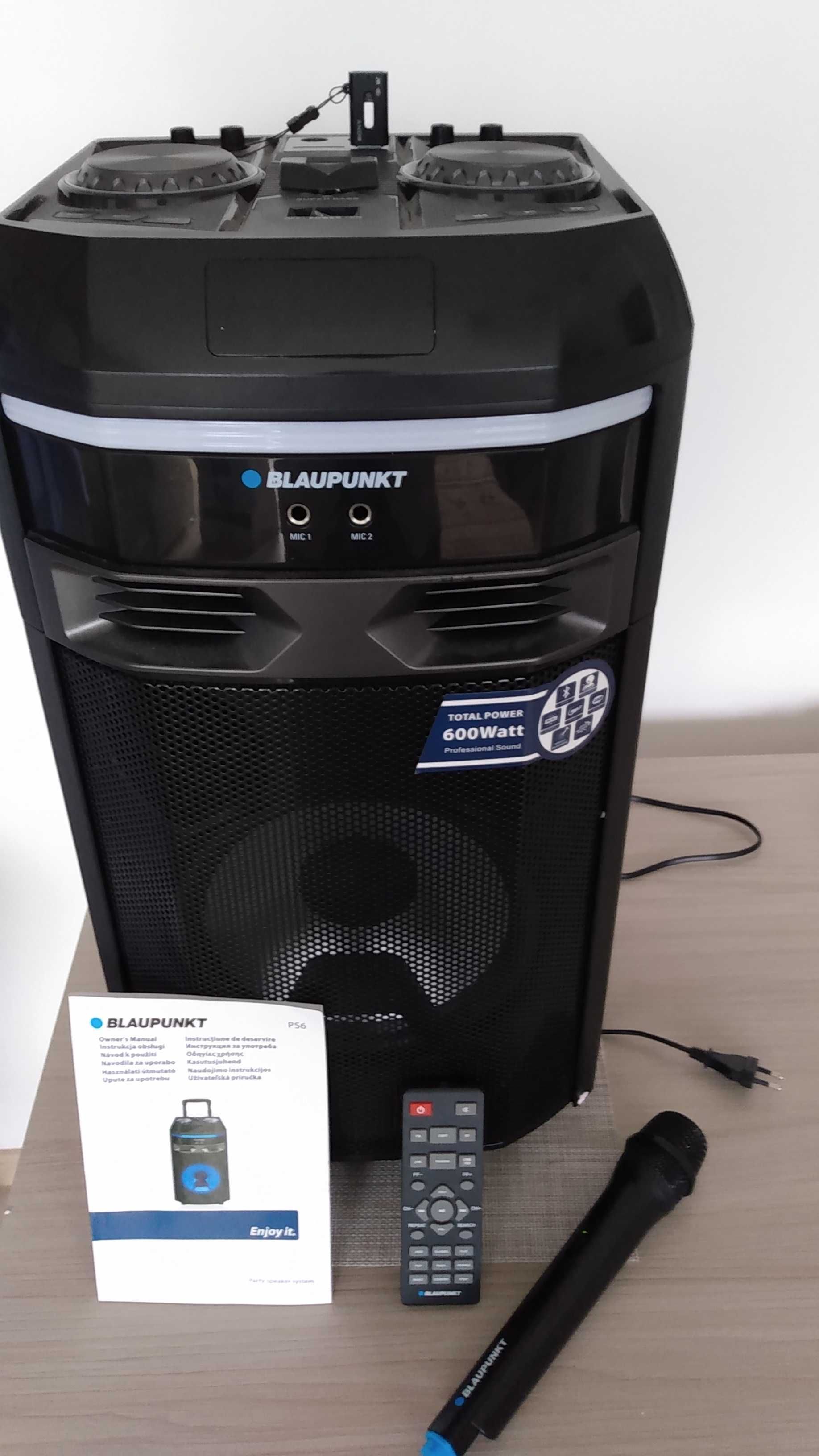 Sprzedam – Głośnik - Kolumna aktywna Blaupunkt PS 6
FM/BT/USB/SD/AUX
