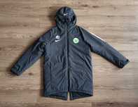 Szara męska lekka KURTKA zimowa NIKE PARKA VFL Wolfsburg VOLKSWAGEN L