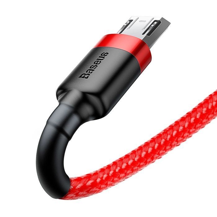 Baseus Cafule kabel USB / micro USB QC3.0 2.4A 1M czerwony