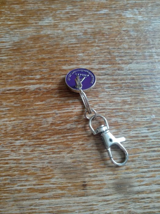 Металлический брелок, обвес на сумку для ключей мишка