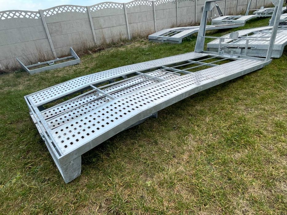 Najazd Autolaweta zabudowa 5m Nowa Aluminium Ducato Boxer Jumper Maxi