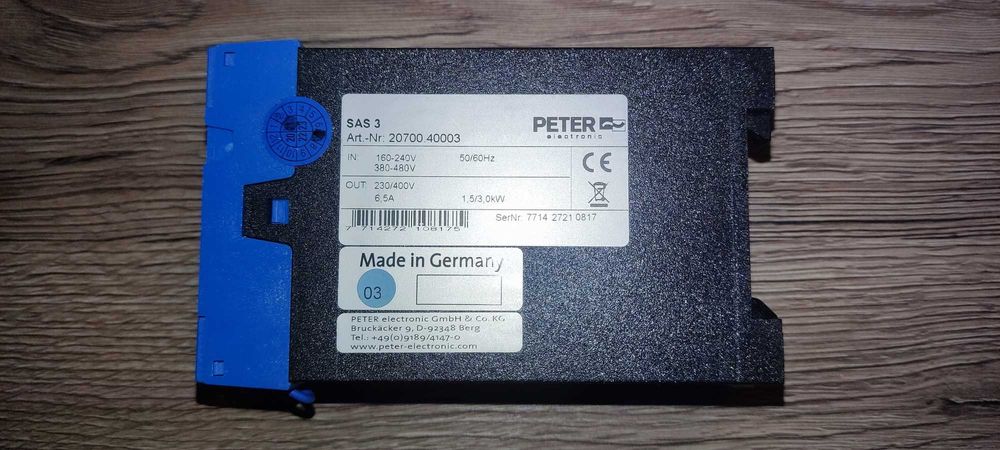 Soft Start Peter Electronic SAS 3 230/400 V/AC
