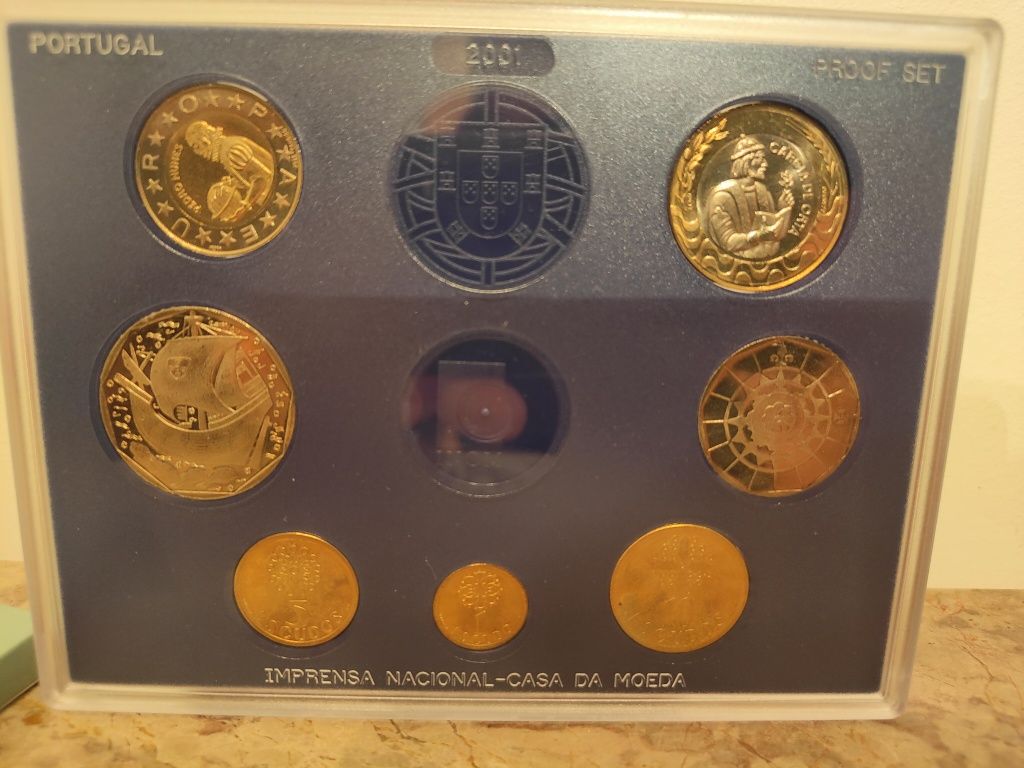 Moedas Portugal 2001 Série Anual