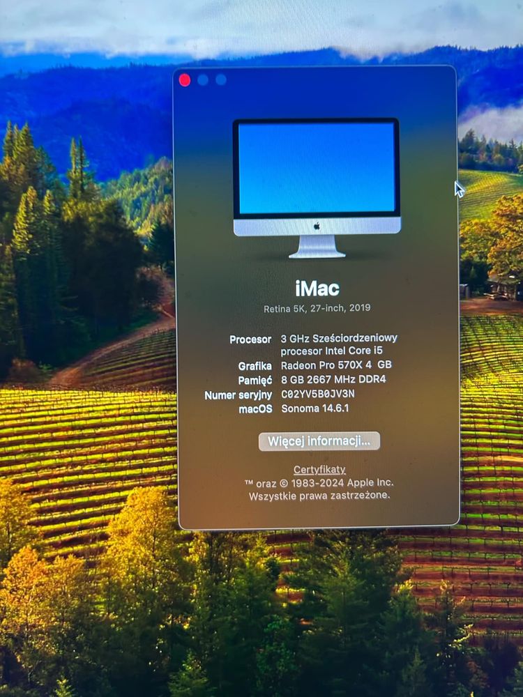 iMac (Retina 5K, 27-calowy, 2019 r.)