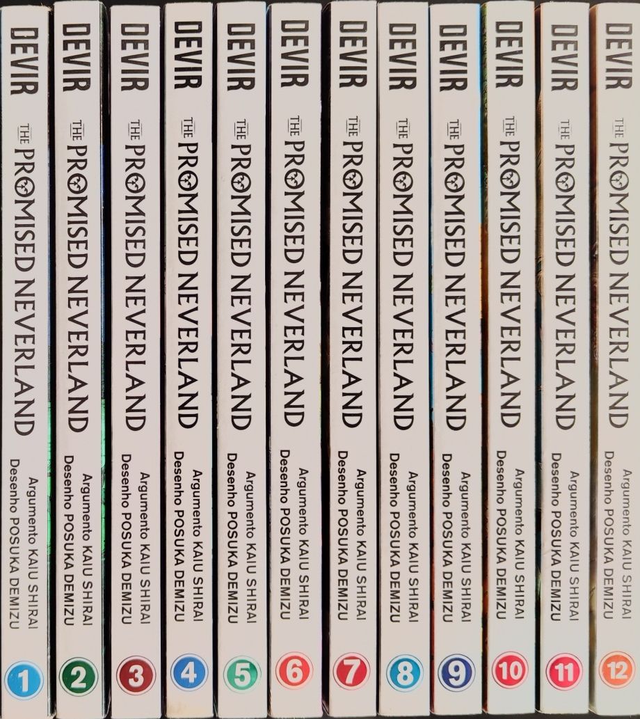 Manga The Promised Neverland 1-12 (Português)