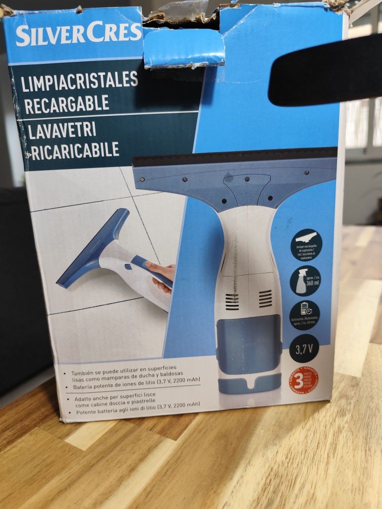 Máquina limpeza vidros a bateria nova ler anuncio