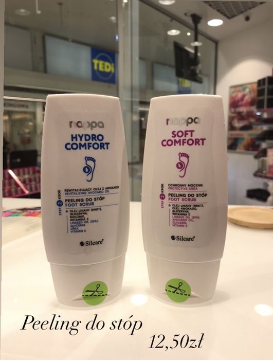 Żele/ kremy z mocznikiem do stóp Nappa, nowe