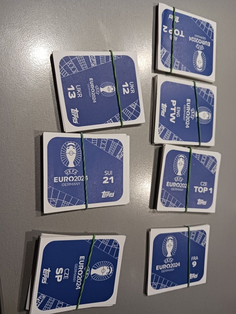 Naklejki topps euro 2024