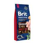 Корм для собак Brit Premium by Nature Adult L, 15 кг