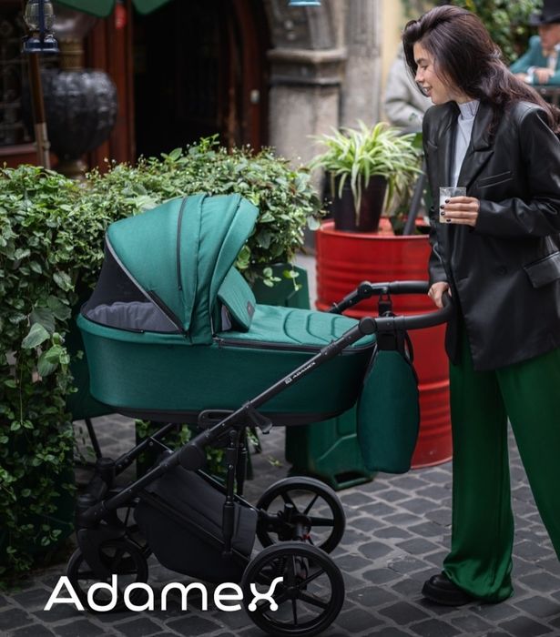 Мега зручна дитяча коляска Adamex porto light 2 в 1