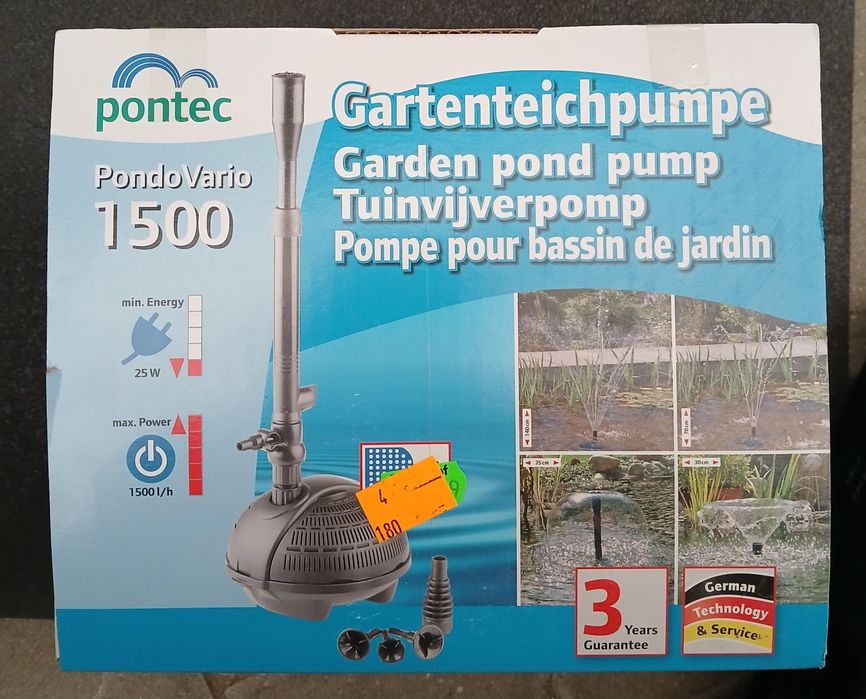 Pompa fontannowa do wody pontec 1500