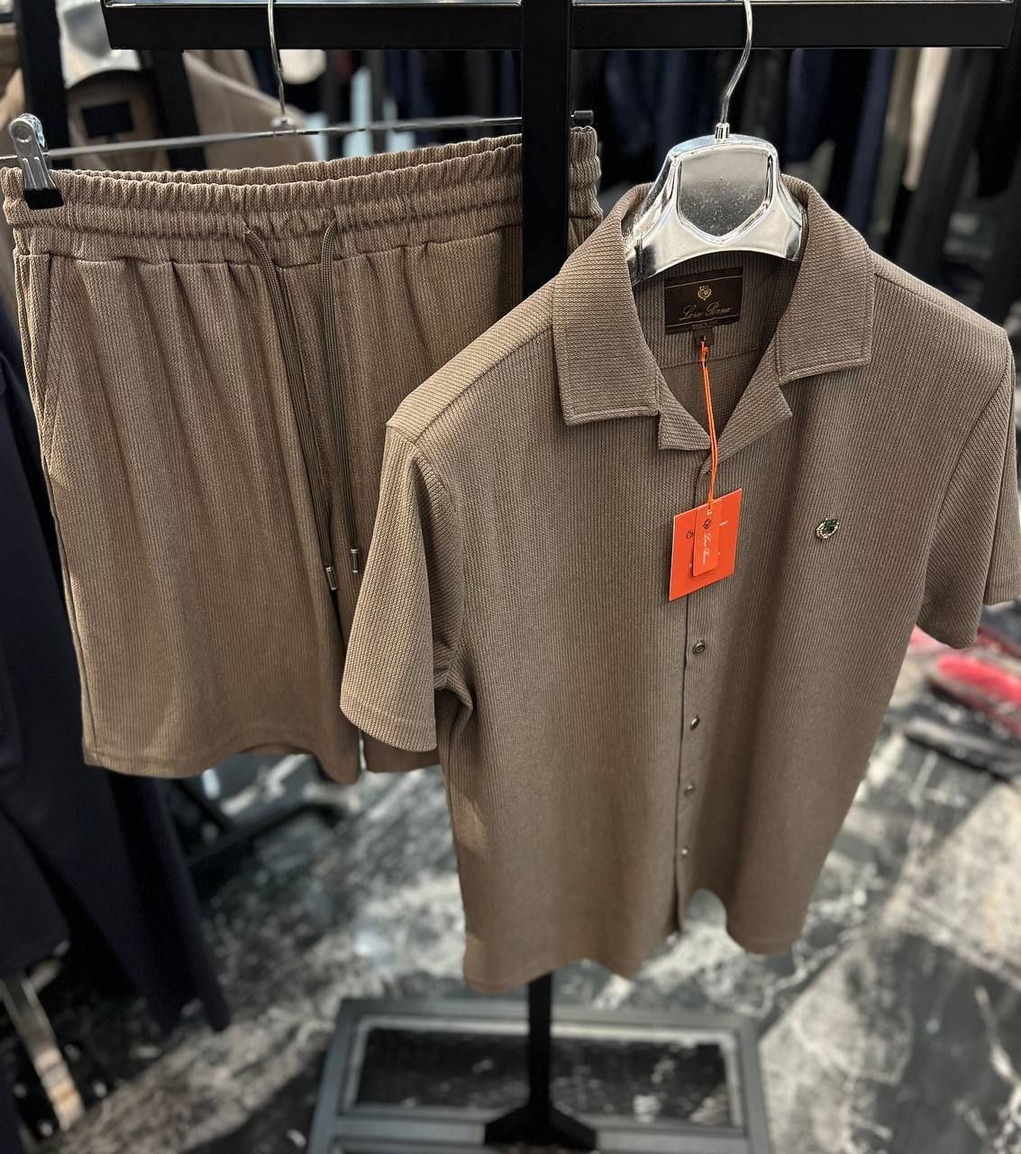 Loro Piana сорочка шорти жаккард