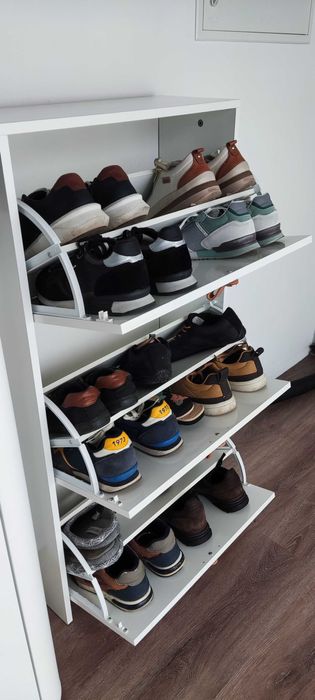 Sapateira branca 3 gavetas