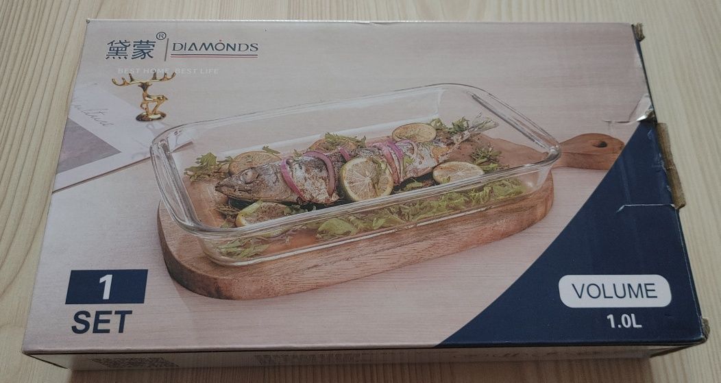 Naczynie żaroodporne Diamonds 1L