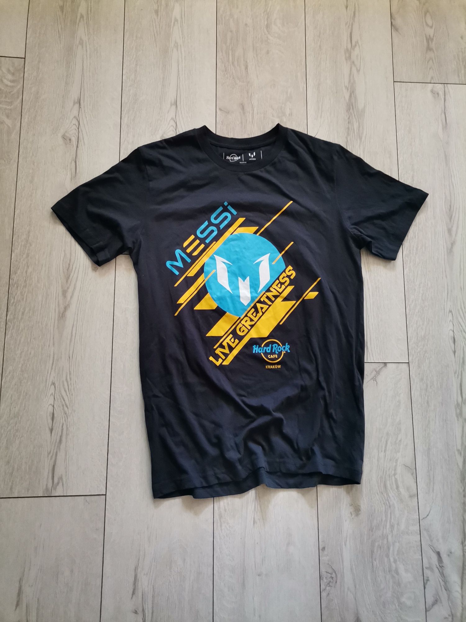 Koszulka Hard rock Cafe Messi 10 M T-Shirt sport lego piłka nożna