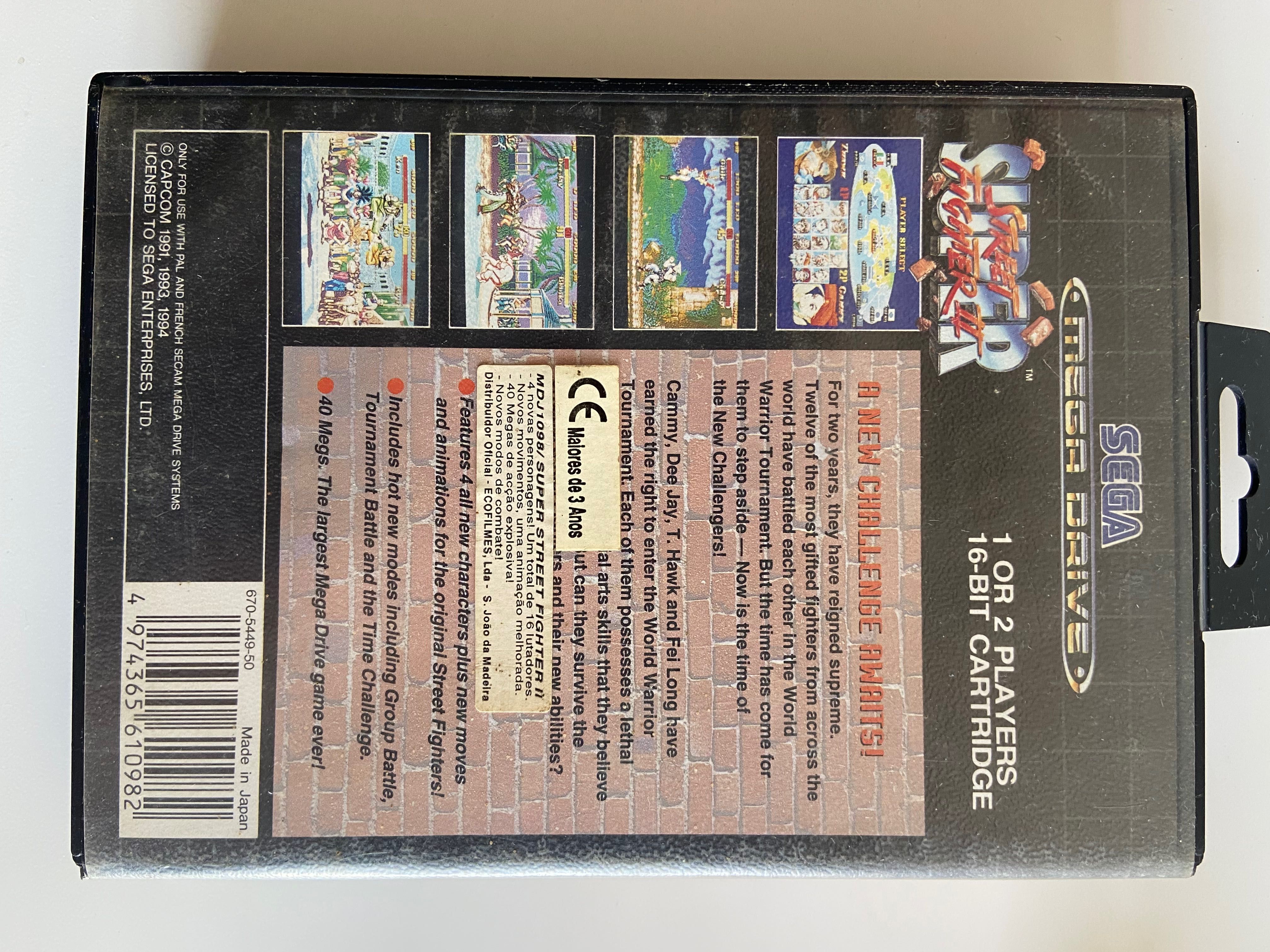Street Fighter 2 Mega Drive