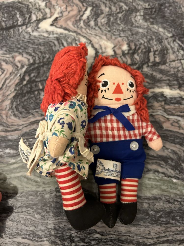 Knickerbocker  Raggedy Andy & Raggedy Ann lalki kolekcjonerskie