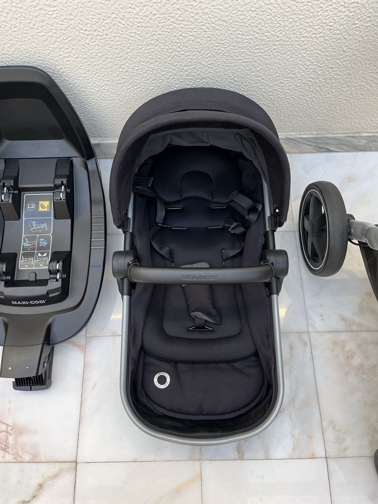 Conjunto Bebé Maxi Cosi + cadeira auto