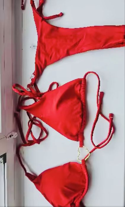 Однотонний комплект бікіні купальник з двох частин зручний сексуальний